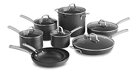 Calphalon Classic Nonstick Cookware Set, 14-piece, Grey (1943336)