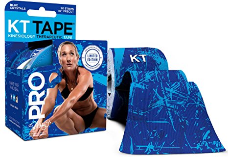 KT Tape PRO LIMITED EDITION Synthetic Kinesiology Tape Roll - of 20 Precut 10 Inch I Strips