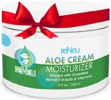 reNeu Aloe Moisturizing Cream Soothing Skincare for Psoriasis Eczema and Sunburn