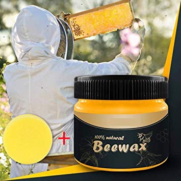 Biaoyun Wood Seasoning Beewax - Traditional Beeswax Polish for Wood & Furniture, All-Purpose Beewax for Wood Cleaner and Polish Wipes - Non Toxic for Furniture to Beautify & Protect, No Build-Up