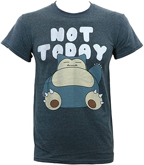 Pokemon Men's Snorlax Not Today T-Shirt