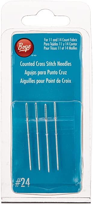 Boye Cross Stitch Hand Needles-Size 24 4/Package