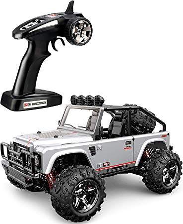 TOZO C1153 RC CAR Battleax High Speed 30km/h 4x4 Fast Race Cars 1:22 RC Scale RTR Racing 4WD Electric Power Buggy W/2.4G Radio Remote Control Off Road Powersport Gray