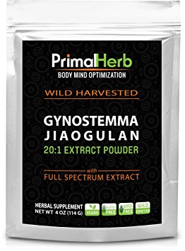Gynostemma Jiaogulan Extract Powder - Potent 20:1 Extract Powder - 82 Servings - Longevity Tonic - Full Spectrum