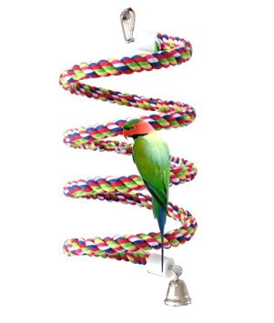 Petsvv Rope Bungee Bird Toy