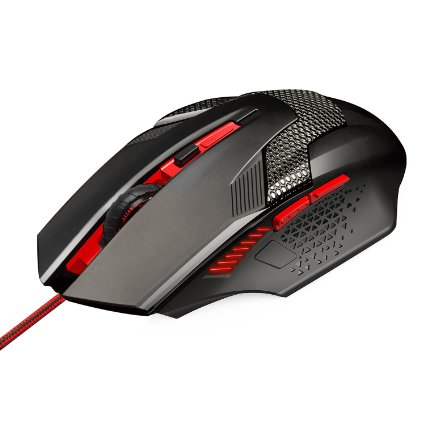 TeckNet RAPTOR Gaming Mouse with 2000 DPI 6 Button Extra weight