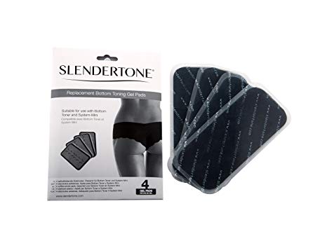 Slendertone Replacement Gel Pads for Mini Bottom Toning System (4 Pads)
