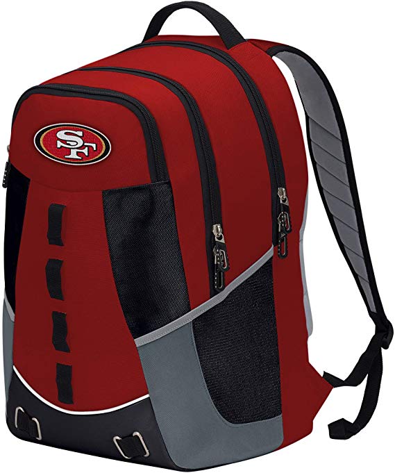 Officially Licensed NFL "Personnel" Backpack, 19", Multi Color