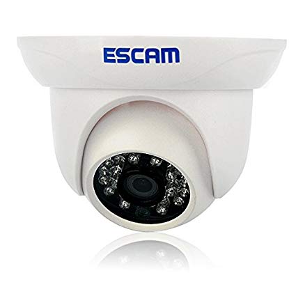 ESCAM Snail QD500 IP Camera - 10 Meter IR Night Vision, Weatherproof, ONVIF Support, Dual-Stream Encoding