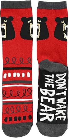 Lazy One Men and Women's Novelty Crew Socks, Funny Crew Socks For Men and Women