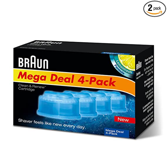 Braun CCR2 Cleaner Refill Kit (4 Pack)