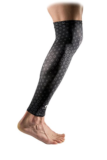 McDavid 6578 uCool(TM) Compression Leg Sleeves Cooling Calf Compression Sleeves with 50  UV Sun Protection for Running