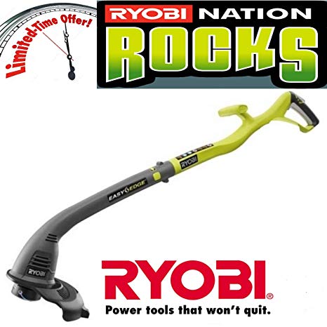 Ryobi ONE  18-Volt Lithium-Ion Electric Cordless String Trimmer and Edger RENEWED Trimmer Only