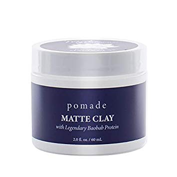 Mystic Botanicals Matte Clay Pomade With Mango Butter and Maca, 2 Fluid Ounce