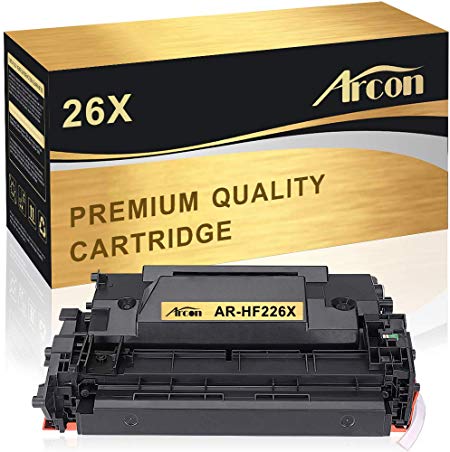 Arcon Compatible Toner Cartridge Replacement for HP 26X 26A CF226X M402n M402dn M426fdw HP Laserjet Pro M402n M402dw M402dn MFP M426fdw HP 402n 426fdw 402dn M426fdn M426dw M402d M402 M426 Printer Ink