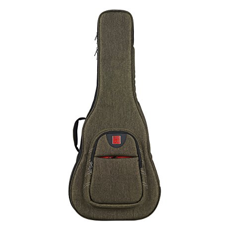 Music Area WIND20 Acoustic Guitar Gig Bag Waterproof with 30mm cushion protection - Green