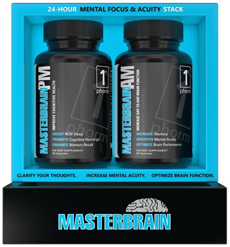 MasterBrain - Cognitive Support for Focus, Memory & Clarity - Premium Nootropic Stack - 30 Day Supply