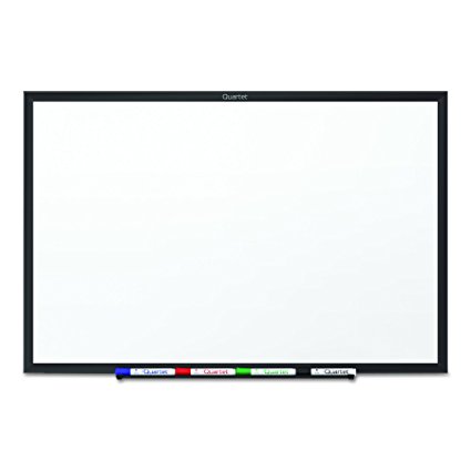 Quartet Whiteboard, Standard, 6 x 4 Feet, Aluminum Frame, Black (S537B)