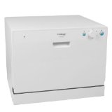 Koldfront 6 Place Setting Countertop Dishwasher - White