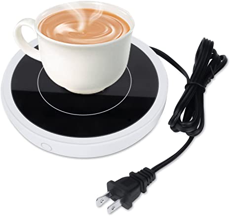 Ideashop Coffee Mug Warmer for Desk, Cup Warmer with Three-Speed Thermostat, Smart Beverage Warmer with Auto Shut Off for Coffee, Milk, Tea, Water(Up to 176℉/80℃)