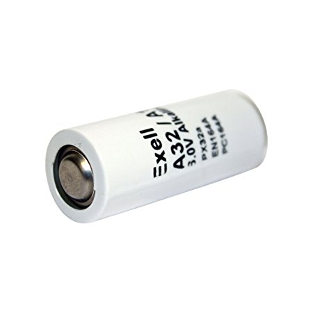 Exell Battery A32PX 6-Volt Alkaline Battery (White)