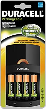 Duracell Value Charger With 4aa Rechargeables Battery, 4 Count