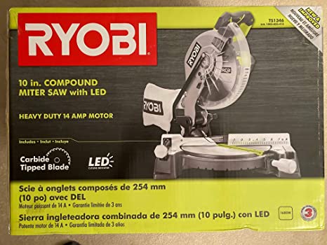 RYOBI TS1346 14 Amp 10 -Inch Compound Mitre Saw