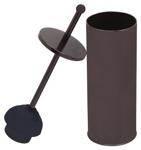 Blue Donuts Toilet Plunger in Bronze Powder Coated Finish