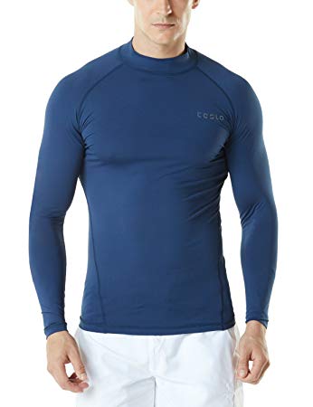 Tesla Men's UPF 50  Long Sleeve Rashguard MSR13/MSR12/MSR11/MSR10/MSS03/MSR19