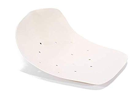 RELAXOBAK Original Orthopedic Posture Corrector – Made in The USA – Firm but Flexible Support Distributes Weight Evenly to Relieve Tailbone or Coccyx and Spine Pressure (Off White)