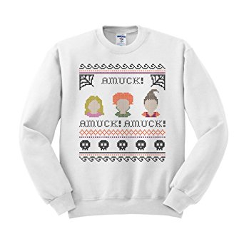 TeesAndTankYou Men's Hocus Pocus Amuck Sweater Crewneck Sweatshirt