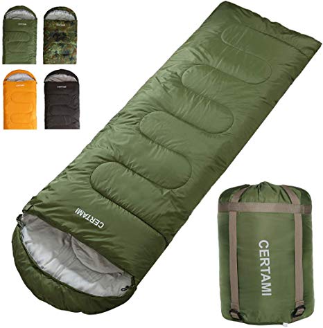 CER TAMI Sleeping Bag for Adults, Girls & Boys, Lightweight Waterproof Compact, Great for 4 Season Warm & Cold Weather, Perfect for Outdoor Backpacking, Camping, Hiking