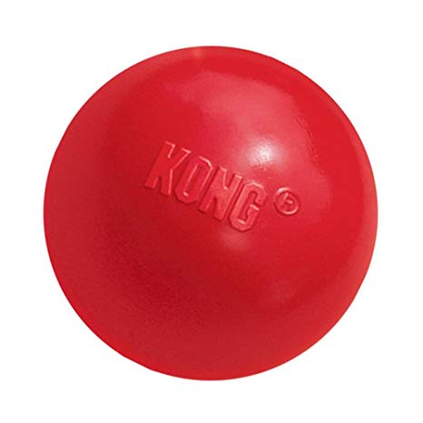 Classic Kong Rubber Ball Dog Toy (Red, 3.1 inch)