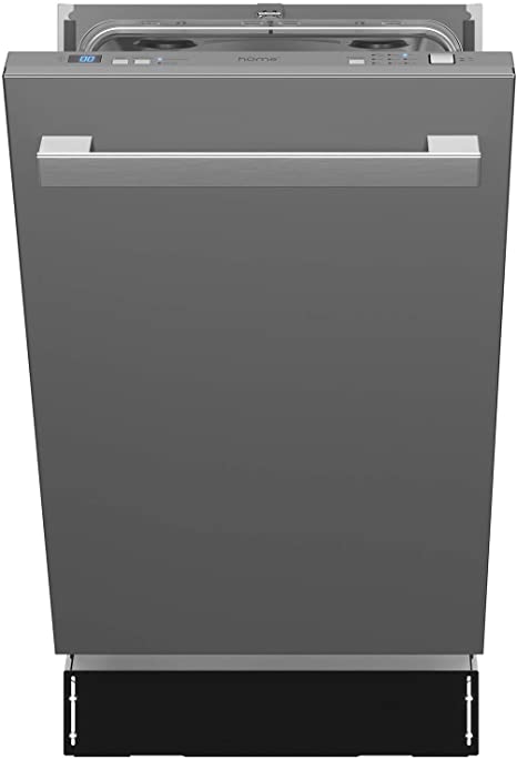 hOmeLabs HME030286N 18-Inch Built-in Dishwasher, Stainless Steel