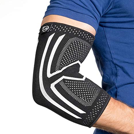 Elbow Compression Sleeve - Support Brace for Tendonitis, Arthritis, Bursitis