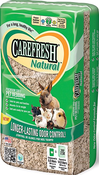 Carefresh Natural Animal Bedding, 14L for Small Mammals