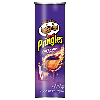 Pringles Extra Hot, 5.57 oz