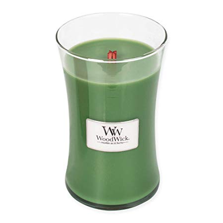 WoodWick Evergreen Hourglass Christmas Large Candle 21.5 Oz