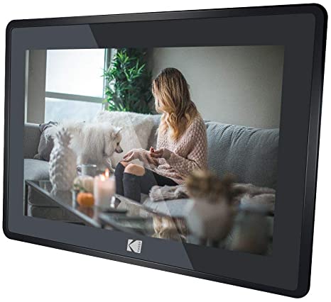 KODAK 10" Touch Screen Digital Photo Frame Wi-Fi Enabled with HD Photo Display, Matte Black