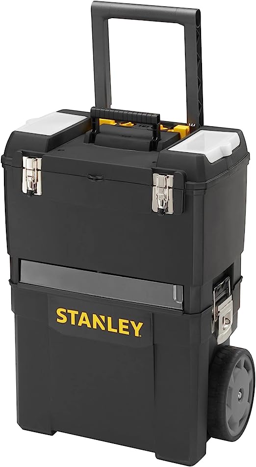 STANLEY Mobile Work Centre Toolbox, 2 Tier Stackable Units, 1-93-968