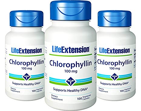 Life Extension - Chlorophyllin - 100 Mg - 100 Vcaps (Pack of 3)