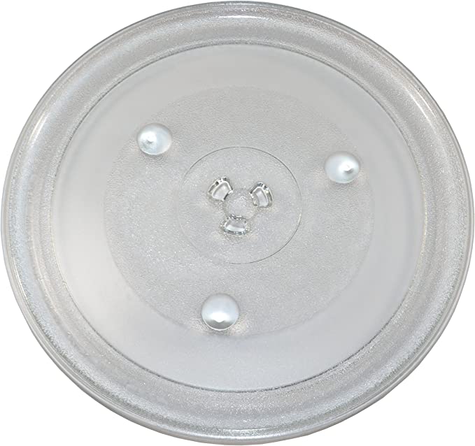 HQRP 12-3/8 inch Glass Turntable Tray compatible with Frigidaire 5304472062 CFCE1439LB CFCE1439LW CFCM1134LS CMWV150KBA FFCE1439LB MMV150 MMV150KBA MWV150 MWV150KBA Microwave Oven Cooking Plate 315mm