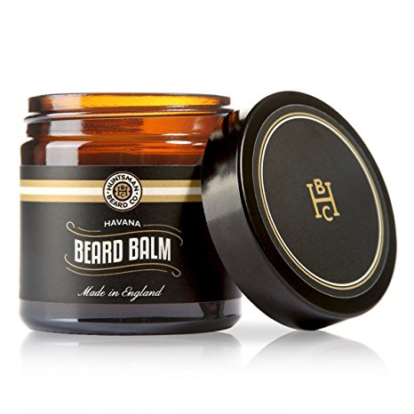 Beard Balm, Havana Blend, All Natural, 60ml - 12 Premium Butters & Oils Blended Into a Silky Smooth Concoction - Guaranteed to Soften Your Beard and Make it Kissable