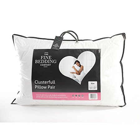 The Fine Bedding Company Clusterfill Pillow Pair