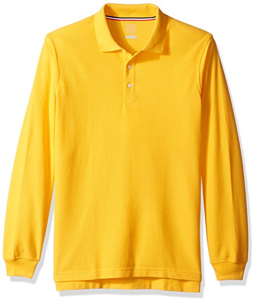 French Toast Boys' Long-Sleeve Pique Polo Shirt