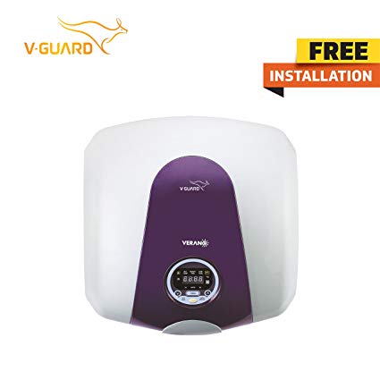 V Guard Smart IOT Enabled 15 Litre White Water Heater Verano Digital with Installations