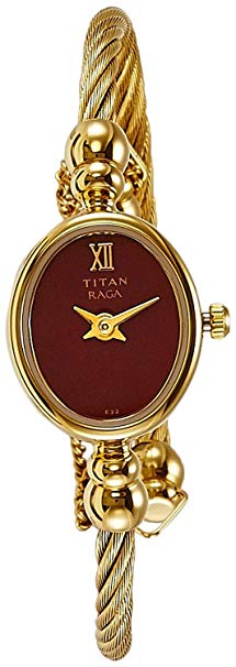 Titan Raga Women’s Analog Quartz Watch | Bangle Jewelry Style Wristwatch