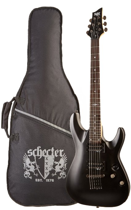 C-1  SGR by Schecter Electric Guitar - Midnight Satin Black