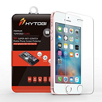 HYTOBI Apple iPhone SE Anti-Scratch Shatterproof Tempered Glass Screen Protector