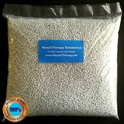 High Density Plastic Pellets for Weighted Blankets, Lap Pads, Toys, Cornhole and Rock Tumbling Media - Non Toxic (BPA Free) and Washer Safe - Choose 5, 10 or 20 lbs (5 lbs)